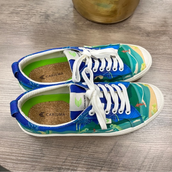 Sneakers Canvas Hawaiian Brand size 10 women’s or 8.5 men’s Almost New - Picture 3 of 9
